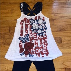 Girls Justice Matching Outfit Size 10